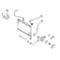 OEM Kia Rio Bracket Assembly-Radiator Diagram - 253331G000