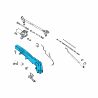 OEM 2019 Nissan Frontier Tank Assy-Windshield Washer Diagram - 28910-ZL40B