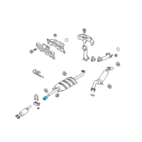 OEM 2009 Mercury Mariner Muffler Connector Diagram - 9L8Z-5K256-B