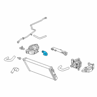 OEM 2017 Chevrolet Corvette Intercooler Hose Diagram - 23177295