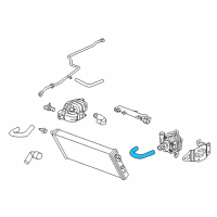 OEM Chevrolet Corvette Hose Diagram - 23174750