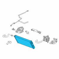 OEM Chevrolet Intercooler Diagram - 84507131