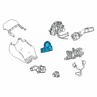 OEM 2020 Lexus LC500 SENSOR, STEERIG W/LO Diagram - 8924B-50070