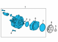 OEM 2017 GMC Sierra 3500 HD Injection Pump Diagram - 12701094