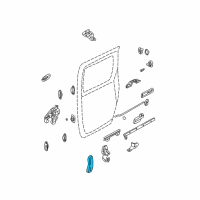 OEM 2002 Kia Sedona Inner Handle Assembly, Right Diagram - 0K53A7233044