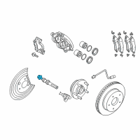 OEM 2008 Chrysler Aspen Bolt-HEXAGON FLANGE Head Diagram - 5143356AC