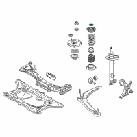 OEM 1997 BMW 740iL Support Diagram - 31-33-2-283-038