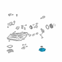 OEM 2005 Acura RL Control Unit Diagram - 33129-SJA-J01