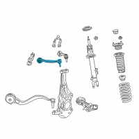 OEM 2018 Lexus LS500h Front Suspension Arm Assembly Diagram - 48610-19045