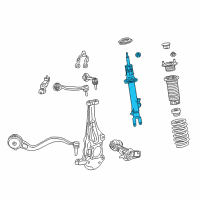 OEM Lexus LS500 ABSORBER Assembly, Shock Diagram - 48510-80869