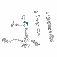 OEM Lexus LS500h Suspension Arm Assembly Diagram - 48610-19055