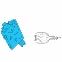 OEM 2007 Ford Escape Module Diagram - AT4Z-15604-E