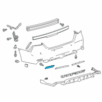 OEM 2021 Toyota Camry Reflector Diagram - 81910-06070