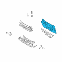 OEM 2012 Hyundai Elantra Pad Assembly-Isolation Dash Panel Diagram - 84120-2L000
