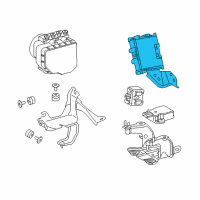 OEM 2021 Lexus IS350 Computer Assembly, Tract Diagram - 89630-53040