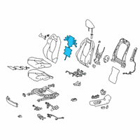 OEM 2021 Toyota Corolla Seat Back Heater Diagram - 87530-0R110