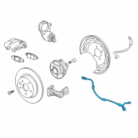 OEM Buick Envision Rear Speed Sensor Diagram - 84449198