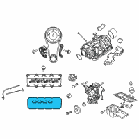 OEM Dodge Ram 2500 Valve Cover Gasket Diagram - 68060360AA