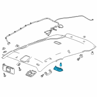 OEM 2020 Chevrolet Bolt EV Dome Lamp Assembly Diagram - 42756580