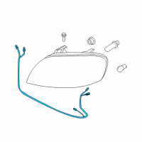 OEM Pontiac Wire Harness Diagram - 96867074