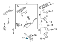OEM Ford F-150 Check Arm Bolt Diagram - -W713778-S450B