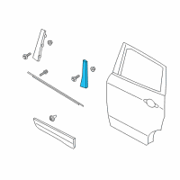 OEM 2016 Ford Escape Applique Diagram - CJ5Z-78255A34-AA