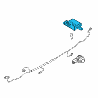 OEM 2018 Jeep Renegade Module-Parking Assist Diagram - 4787948AA