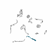 OEM 1993 Toyota Camry Feed Line Diagram - 44410-06080