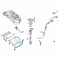 OEM Kia Sportage Band Assembly-Fuel Tank Diagram - 31210D3000