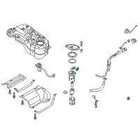 OEM 2015 Hyundai Genesis Sensor-Fuel Pressure Diagram - 31435-3T000