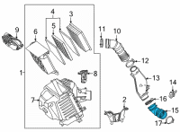 OEM Toyota Mirai Elbow Diagram - 17883-77020