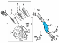 OEM 2022 Toyota Mirai Air Tube Diagram - 17890-77010