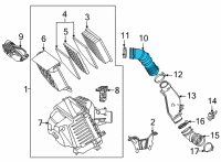 OEM Toyota Mirai Air Hose Diagram - 17880-77030