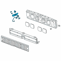 OEM 2021 GMC Sierra 1500 Handle Diagram - 84758068