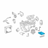 OEM 2006 Toyota Corolla Filter Diagram - 88568-02020