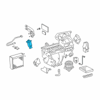 OEM 2005 Toyota Corolla Expansion Valve Diagram - 88515-02110