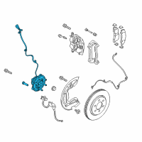 OEM 2018 Ford F-150 Wheel Hub Repair Kit Diagram - JL3Z1104L