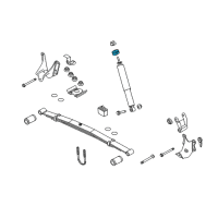 OEM 1997 Ford E-150 Econoline Club Wagon Shock Upper Bushing Diagram - F6UZ-18198-CA