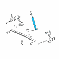 OEM Ford E-250 Shock Diagram - 8C2Z-18125-B