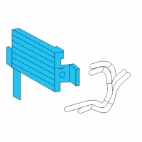 OEM 2009 Hyundai Santa Fe Cooler Assembly-Oil Diagram - 25460-2B000