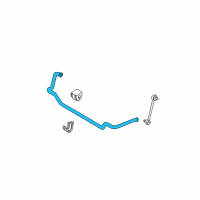 OEM 2004 BMW 330i Stabilizer, Front Diagram - 31-35-1-097-261