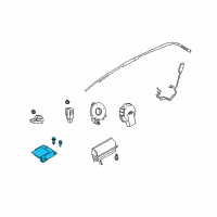 OEM Infiniti FX35 Sensor-Side AIRBAG Center Diagram - K8820-8Y72C