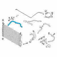 OEM 2017 Ford Transit-150 Upper Hose Diagram - CK4Z-8260-F