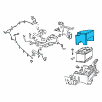 OEM 2021 Ram 1500 Shield-Battery Diagram - 68494324AA