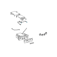 OEM 2004 Toyota Avalon Bulb Diagram - 90010-05132