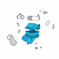 OEM 1996 BMW 740iL Intake Silencer Diagram - 13-71-1-742-116