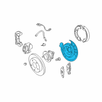 OEM 2009 Saturn Vue Shield Diagram - 20933372