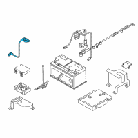 OEM 2008 BMW Z4 Negative Battery Cable Diagram - 61-12-7-837-229