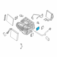 OEM 2020 Infiniti QX60 Air Mix Actuator Assembly Diagram - 27732-3JC1A