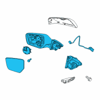 OEM Chevrolet Impala Mirror Assembly Diagram - 84269189